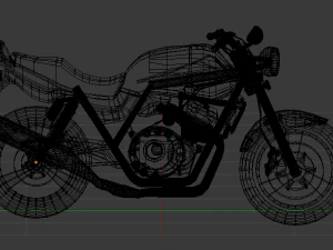 honda cb400 3D Model