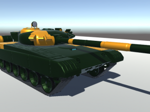 tank t-72 Modello 3D