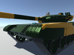 tank t-72 Modello 3D
