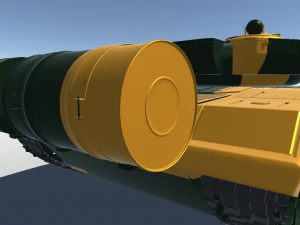 танк т-72 3D Модель