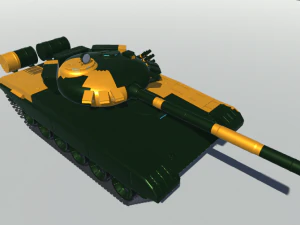 танк т-72 3D Модель