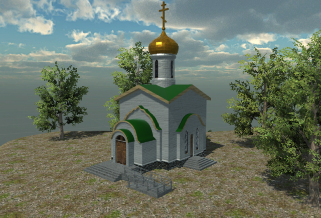 temple 3D मॉडल .c4d .max .obj .3ds .fbx .stl .blend 