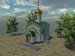 मंदिर 3D मॉडल