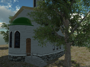 temple 3D मॉडल