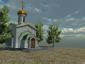 temple 3D मॉडल