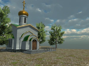 मंदिर 3D मॉडल