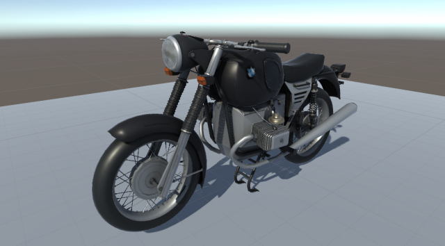 motorcycle bmw 75 Modelo 3D .c4d .max .obj .3ds .fbx .stl .blend 