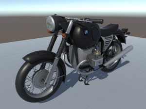 motorcycle bmw 75 3D 模型