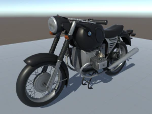 मोटरसाइकिल बीएमडब्ल्यू 75 3D मॉडल