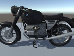motorcycle bmw 75 3D Model