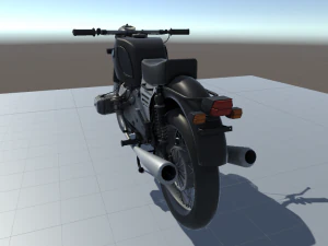 motorcycle bmw 75 3D Model