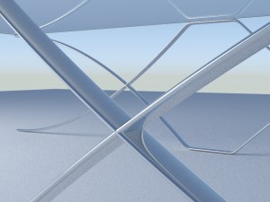 glasstable Modelo 3D