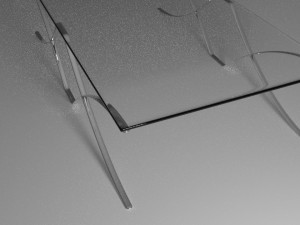 glasstable Modelo 3D
