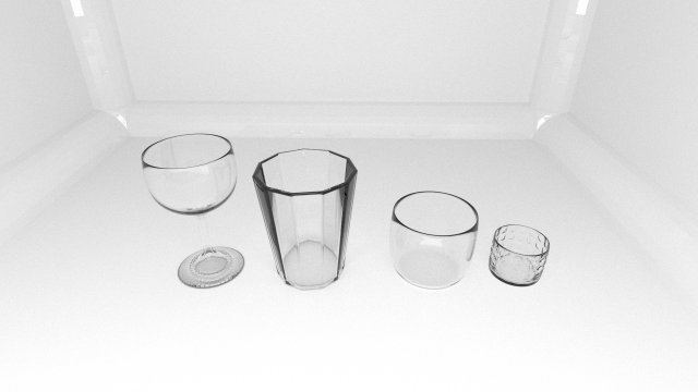 glass set 3D Model .c4d .max .obj .3ds .fbx .stl .blend 