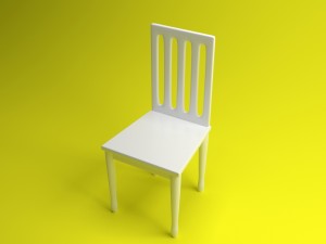 modern chair 3D मॉडल