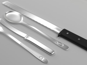 dishes set 3D Model