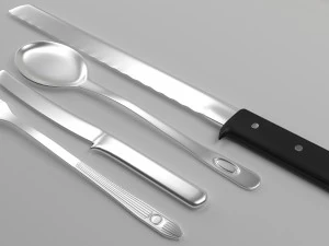 dishes set 3D Model
