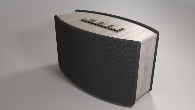 bluetooth wifi speaker 3D Model .c4d .max .obj .3ds .fbx .stl .blend 