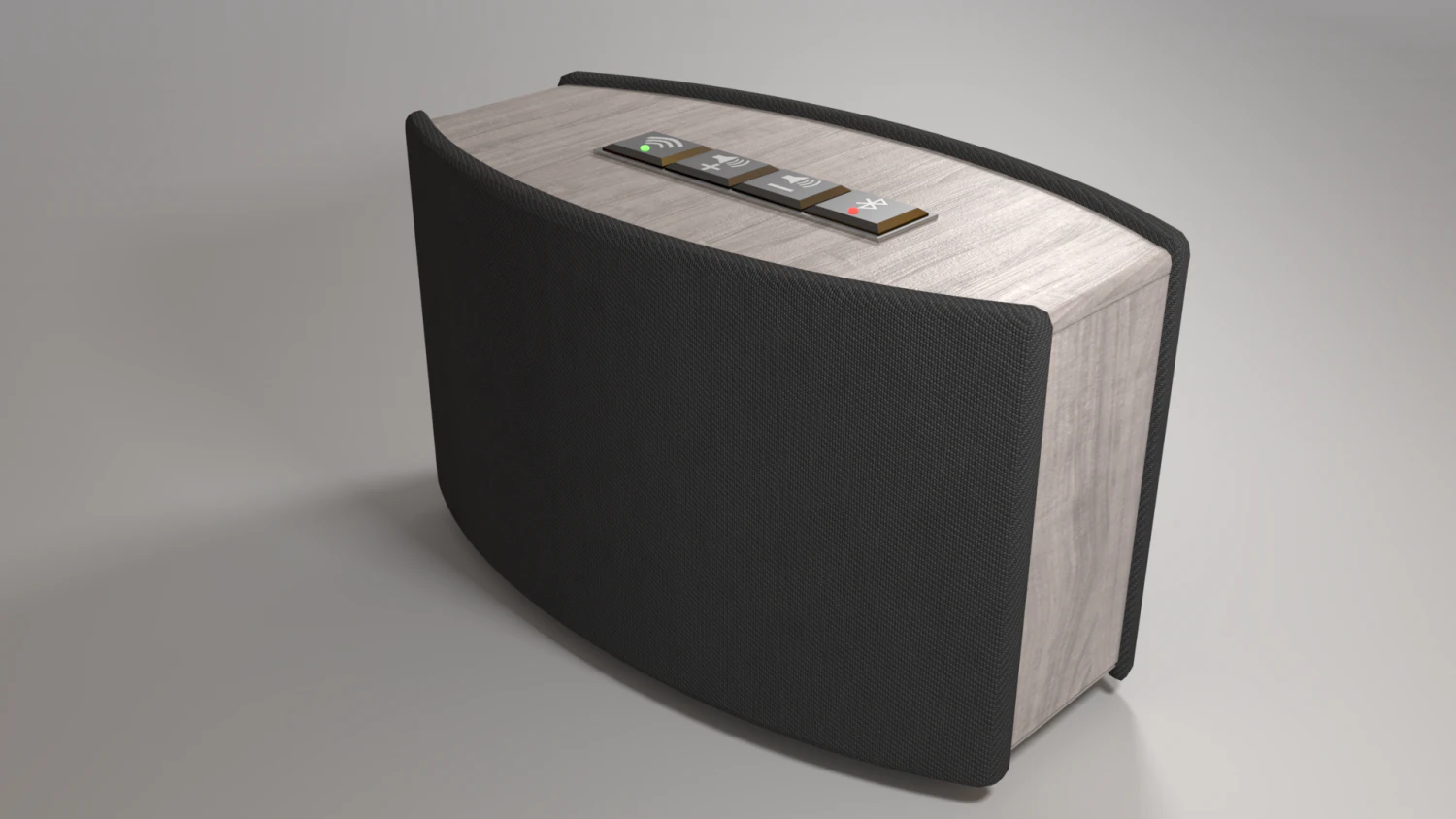 bluetooth wifi speaker 3D Model .c4d .max .obj .3ds .fbx .stl .blend