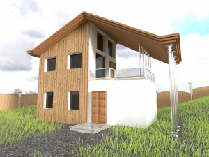 house exterior 3D मॉडल