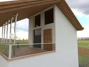 zewnątrz domu Model 3D