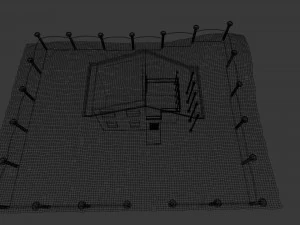 zewnątrz domu Model 3D