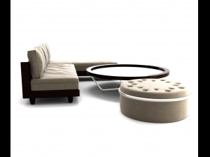 livingroom set 3D 模型