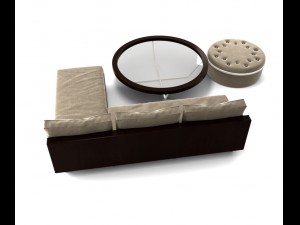 livingroom set 3D 模型