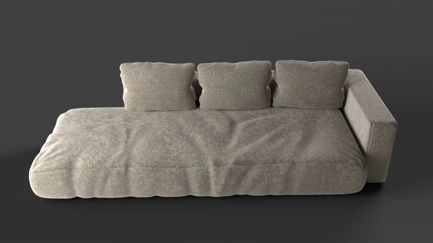soft sofa 3D Model .c4d .max .obj .3ds .fbx .stl .blend