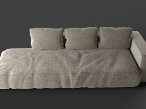 soft sofa 3D Model