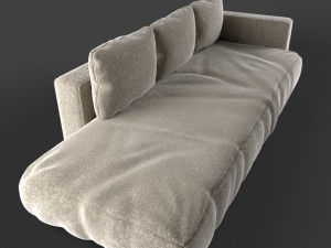 soft sofa 3D Model