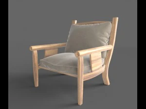 wooden pavillon 3D Model