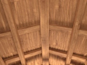 wooden pavillon 3D Model