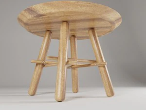 round side table 3D Model