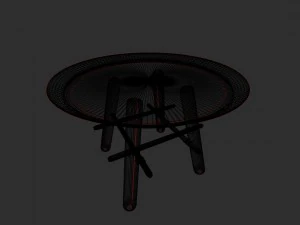 round side table 3D Model
