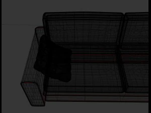 livingroom furniture pack 3D Model