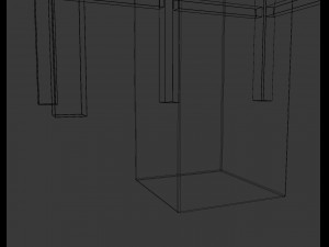 wooden carport 3D Модель