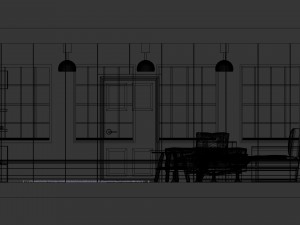wood stiled livingroom 3Dモデル