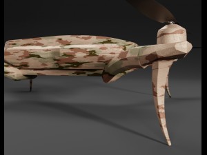 quadrocopter drone camouflage 3D मॉडल