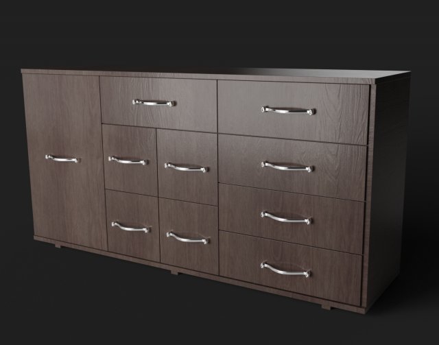 dark cabinet Modèle 3D .c4d .max .obj .3ds .fbx .stl .blend 