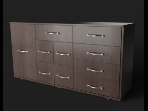 dark cabinet 3D-Modell