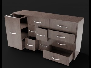 dark cabinet Modèle 3D