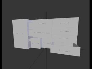dark cabinet 3D Model