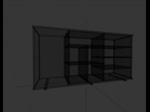 dark cabinet Modèle 3D