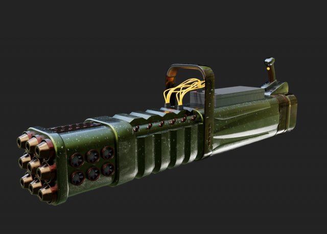 laser Model 3D .c4d .max .obj .3ds .fbx .stl .blend 