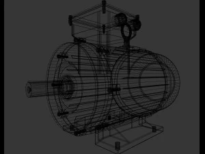 electric motor 3D Model