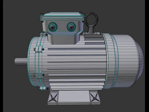 electric motor 3D Model