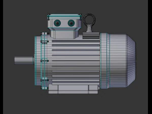 electric motor 3D Model