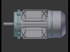electric motor 3D Model