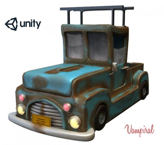 cartoon car 3D-Modell .c4d .max .obj .3ds .fbx .stl .blend 